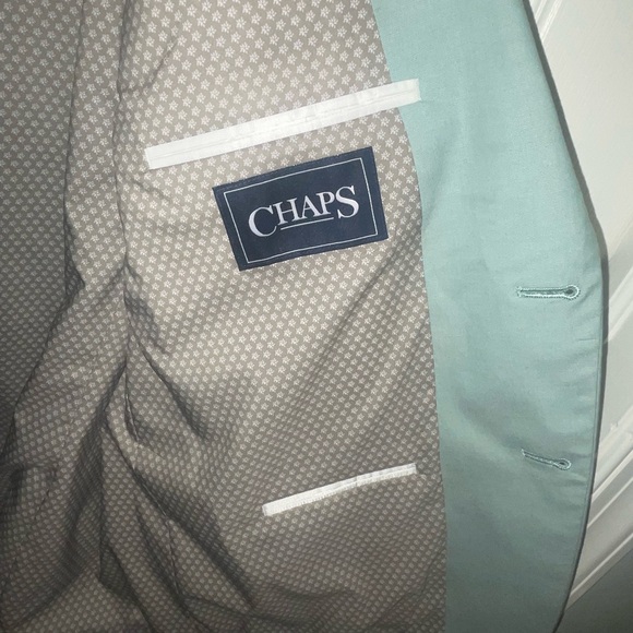 ✨💚 Men’s Chaps XL Mint Green Blazer – Barely Worn 💚✨ - Picture 5 of 9